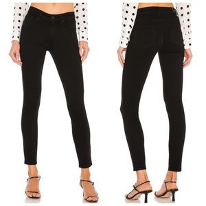 NWT: Paige Verdugo Ankle High Rise Skinny Stretch Jeans, Black Overdye, Size 30